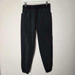 Blanc Noir Black Tech Jogger Pants Zip Pocket Athletic Joggers Women’s M